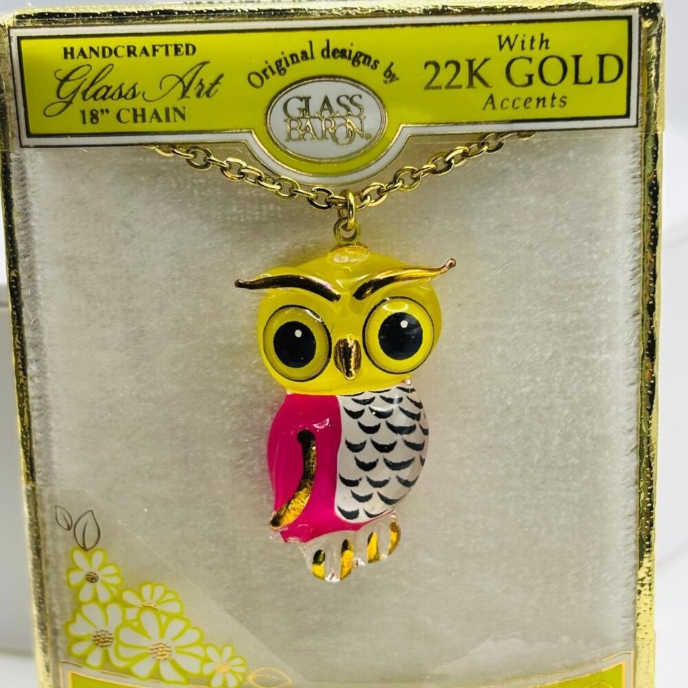 Owl Necklace Gold Chain Pendant Animal Jewelry Gift